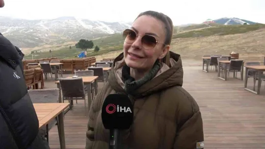 Uludağ'da kar yok sanat var