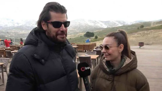 Uludağ'da kar yok sanat var