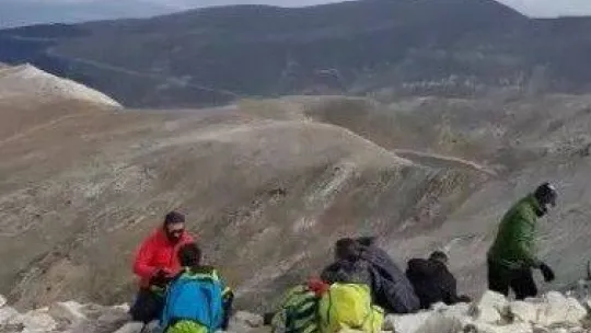 Uludağ'ın zirvesinde mahsur kalan sporcuların dağa yürürken ve beklerken çektikleri görüntüler ortaya çıktı