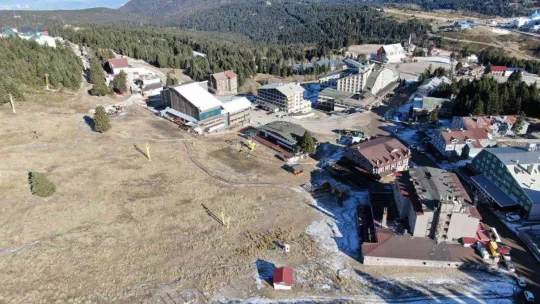 Uludağ yeni yıla kar olmadan giriyor