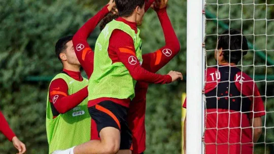 Ümit Milli Futbol Takımı çalışmalarına devam etti