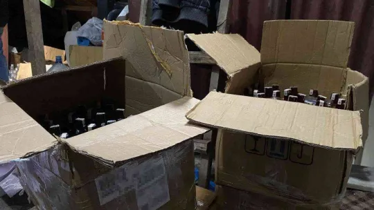 Ümraniye'de depoya sahte alkol operasyonu: 1 gözaltı