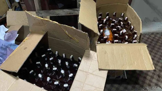 Ümraniye'de depoya sahte alkol operasyonu: 1 gözaltı