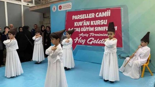 Ümraniye'de Parseller Camii Kur'an Kursu 4-6 Yaş Eğitim Sınıfları açıldı