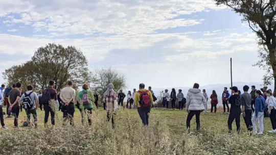 Üniversite öğrencileri Aslanlar Göleti'ni keşfetti