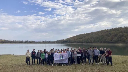 Üniversite öğrencileri Aslanlar Göleti'ni keşfetti