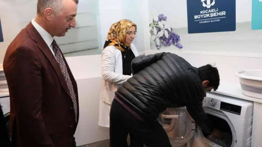 Üniversite öğrencileri kent çamaşırhanesinde ücretsiz hizmet alacak