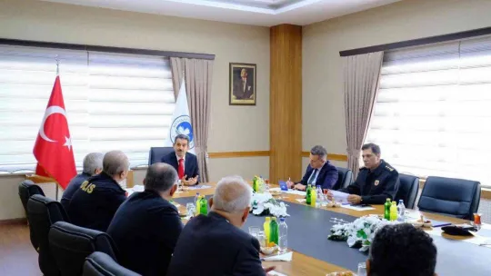 Üniversitede Güvenlik Tedbirleri Koordinasyon Kurulu Toplantısı yapıldı