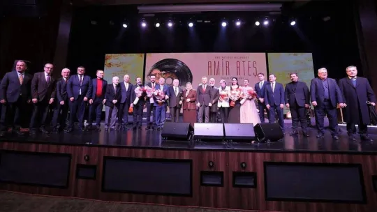 Ünlü musiki Amir Ateş'e unutulmaz vefa gecesi