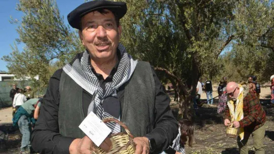 Ünlü sanatçılarla gazeteci ve gurmelerden zeytin hasatı