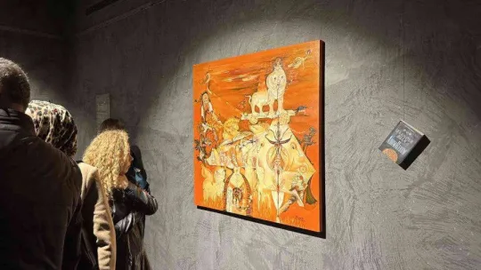 Üsküdar'da İskender Pala'nın 13 romanı 13 resme dönüştü