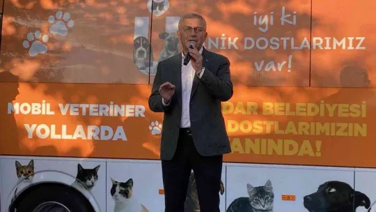 Üsküdar'da mobil veteriner hizmeti VETBÜS yola çıkıyor