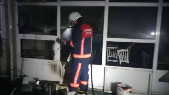Uzunköprü'de lokantada yangın çıktı