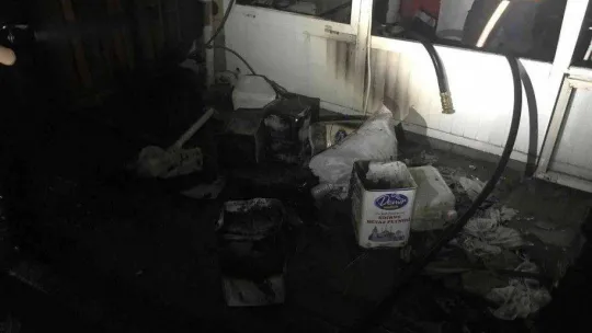 Uzunköprü'de lokantada yangın çıktı