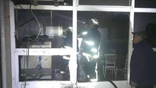 Uzunköprü'de lokantada yangın çıktı