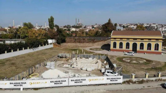 Vali Kırbıyık, Balaban Paşa Mescidi inşasını inceledi