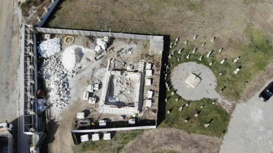 Vali Kırbıyık, Balaban Paşa Mescidi inşasını inceledi