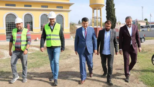 Vali Kırbıyık, Balaban Paşa Mescidi inşasını inceledi