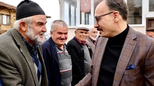 Vali Kızılkaya, Çakırpınar ve Çengeller köyünde İl Özel İdare'nin yatırımları incelendi