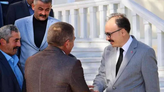 Vali Kızılkaya muhtarlar ile iş birliği içerisinde