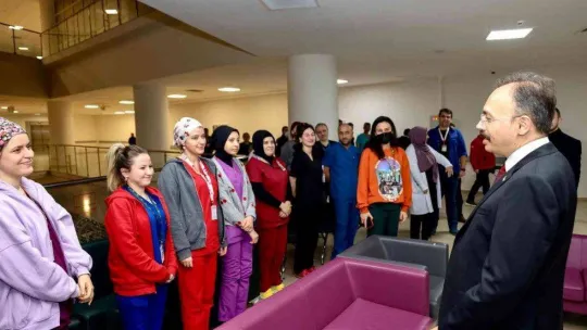 Vali Kızılkaya'nın yılın ilk iş günü ziyaretleri