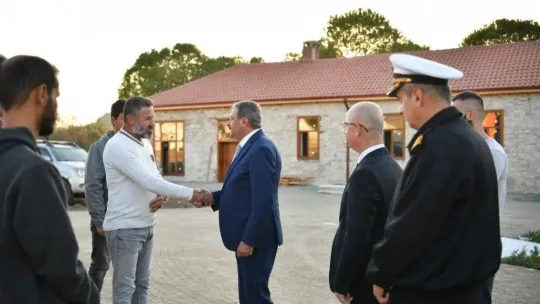 Vali Şıldak Ayvalık'ta incelemelerde bulundu