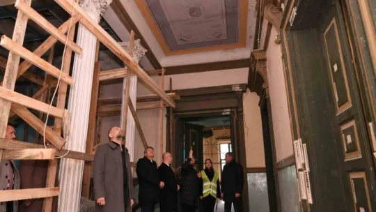 Vali Şıldak restorasyon çalışmalarını inceledi