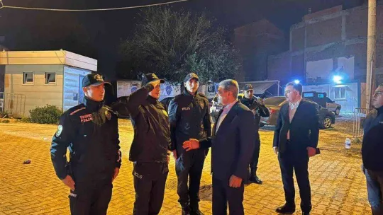 Vali Şıldak'tan Edremit'te gece denetimleri