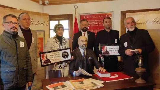 Vatan şairi Mehmet Akif Ersoy, çocukluğunun geçtiği müze evde anıldı