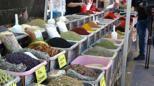 Vatandaşlar bu festivalde baklavaya da doyacak kebaba da