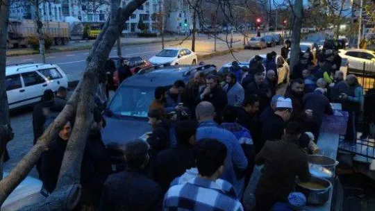 Vatandaşlar sabah namazında buluştu