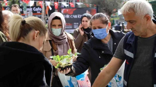 Vatandaşlara 178 bin 200 sebze fidesi dağıtıldı