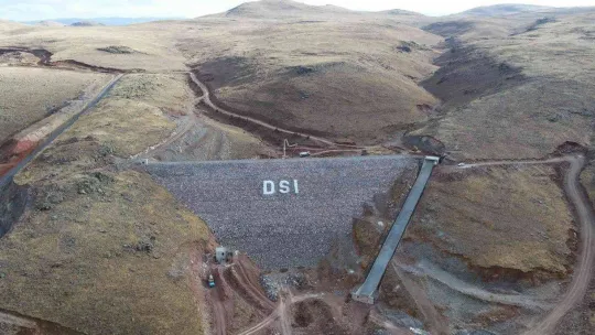 Yakutiye Köşk Barajı su tutmaya başladı