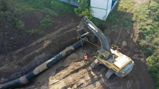 Yalova'da içme suyu ana ishale hattı çalışmaları devam ediyor