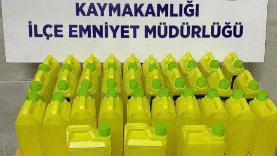 Yalova'da kaçak alkol operasyonu