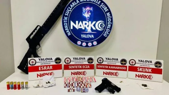 Yalova'da uyuşturucu operasyonu: 20 gözaltı