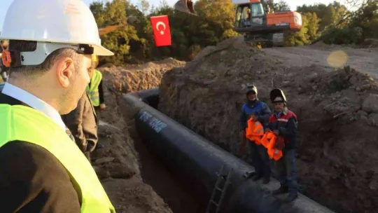Yalova İçme Suyu Ana İsale Hattı Projesi'nde ilk kaynak atıldı