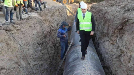Yalova İçme Suyu Ana İsale Hattı Projesi'nde ilk kaynak atıldı