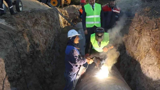 Yalova İçme Suyu Ana İsale Hattı Projesi'nde ilk kaynak atıldı