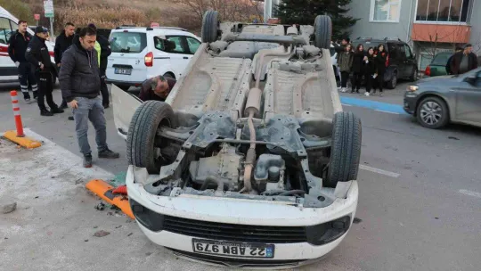 Yaralı baba ve kızı kurtarmak için zamanla yarıştılar