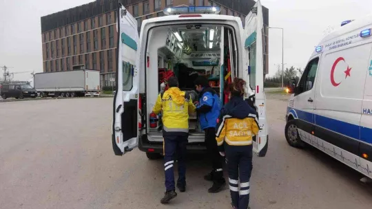 Yaralı sürücüye tesadüf müdahale