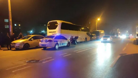 Yeni yıla kaza yaparak girdiler