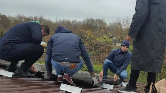 Yenilenebilir enerji stajı gören AYMESEM'li öğrenciler donanımlarını arttırdı