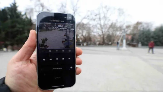 Yenimahalle'deki parklara kameralı takip