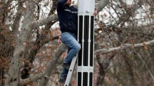 Yenimahalle'deki parklara kameralı takip