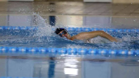 Yenimahalle'nin engelsiz kulaçları şov yaptı