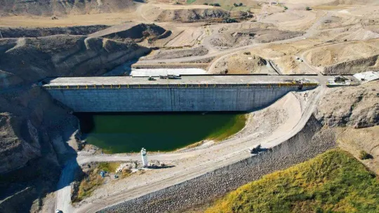 Yerköy İnandık Barajı'nda sona yaklaşılıyor