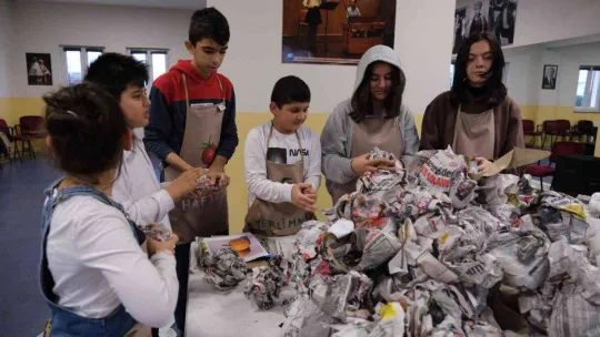 Yerli Malı Haftası'na geri dönüştürülebilir ürünlerle hazırlanıyorlar