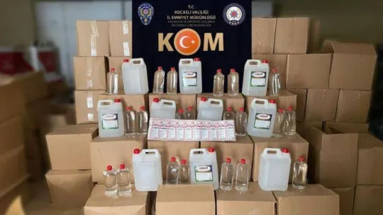 Yılbaşı öncesi 'ZİNCİR-2' operasyonunda litrelerce alkol ele geçirildi