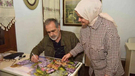 Yıldırım'da kağıt rölyefe yoğun ilgi